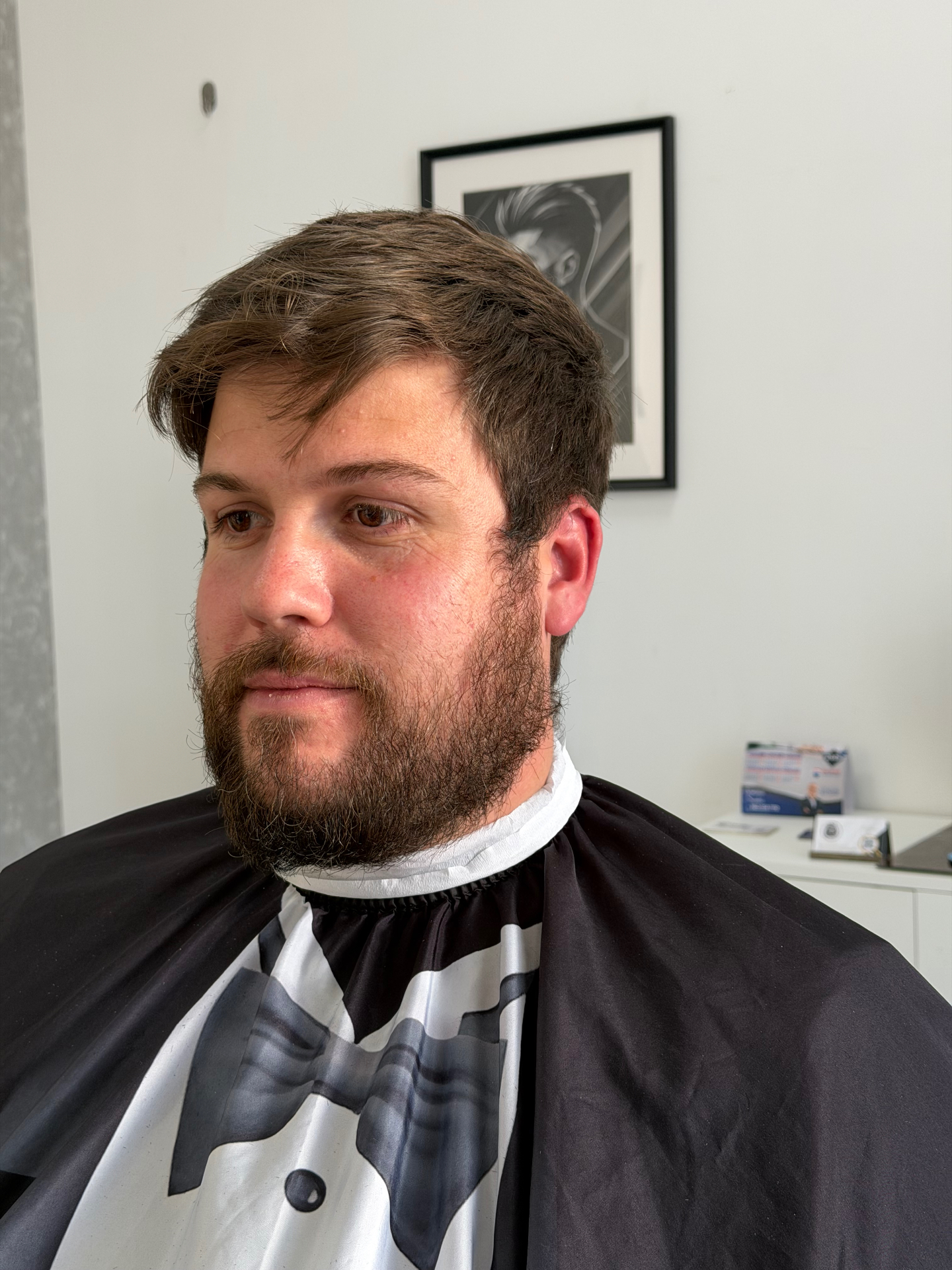 Transformação corte e barba — Antes